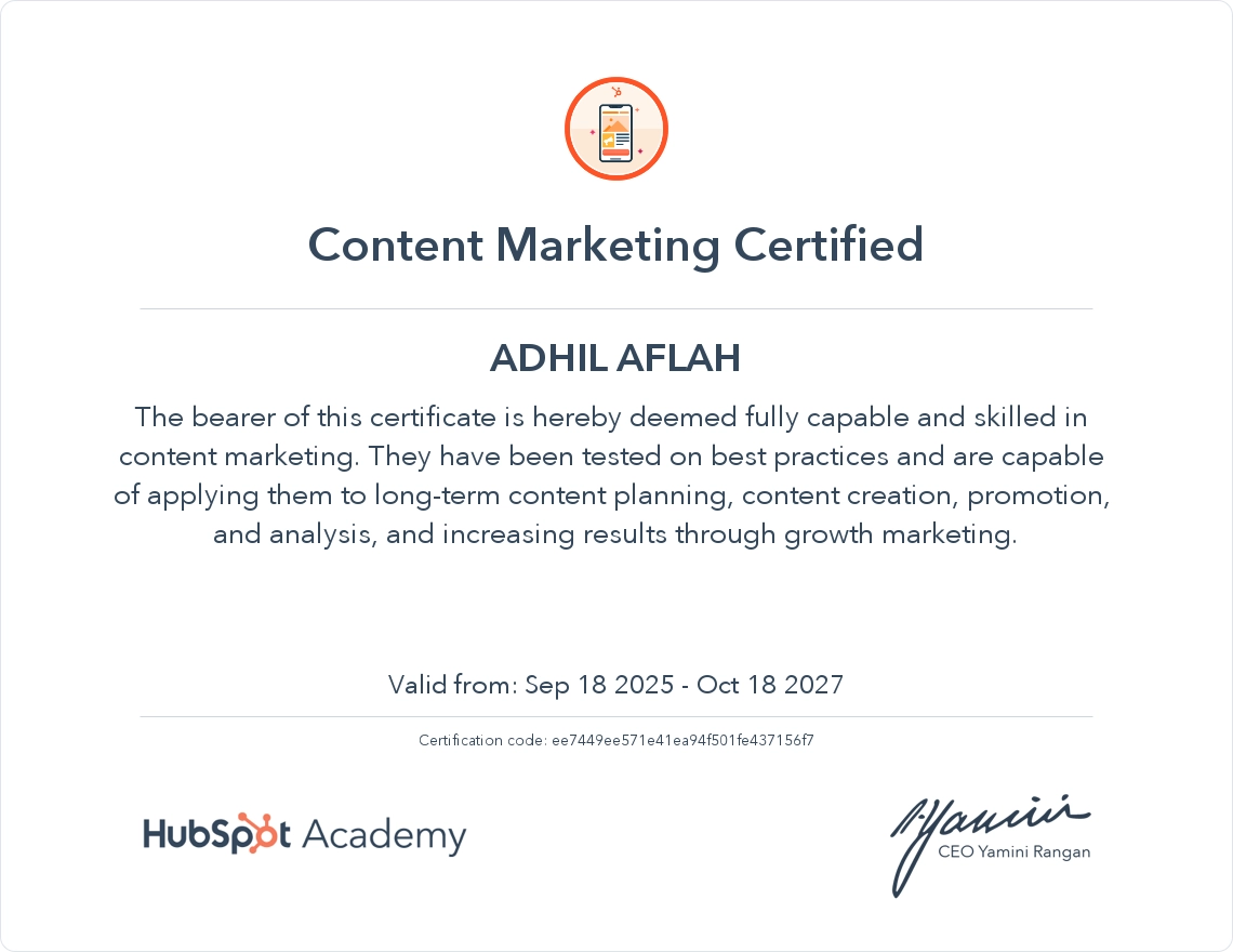 adhil freelance digital marketing analyst in saudi arabia